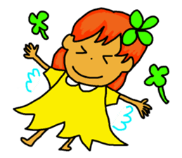 fairy of a clover yuppi. sticker #4514063