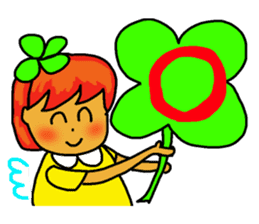 fairy of a clover yuppi. sticker #4514064