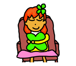 fairy of a clover yuppi. sticker #4514073