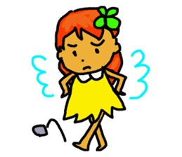 fairy of a clover yuppi. sticker #4514076