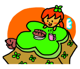 fairy of a clover yuppi. sticker #4514085