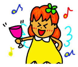 fairy of a clover  yuppi. sticker #4514086