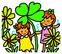 fairy of a clover  yuppi. sticker #4514087