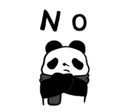 muffler giant panda sticker #4514824