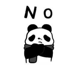 muffler giant panda sticker #4514824