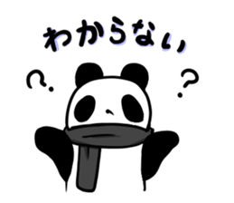 muffler giant panda sticker #4514826