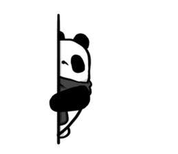 muffler giant panda sticker #4514830