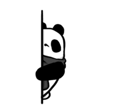 muffler giant panda sticker #4514830