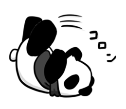 muffler giant panda sticker #4514837