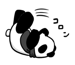 muffler giant panda sticker #4514837