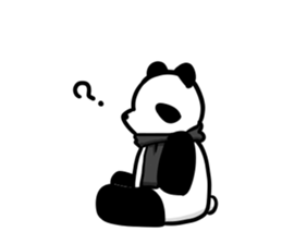 muffler giant panda sticker #4514838