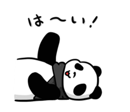 muffler giant panda sticker #4514842