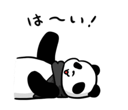 muffler giant panda sticker #4514842