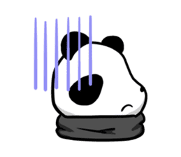 muffler giant panda sticker #4514848