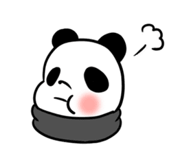 muffler giant panda sticker #4514853