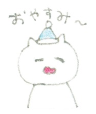 Crayon cats sticker #4514940