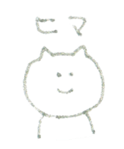 Crayon cats sticker #4514968