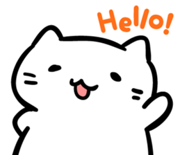 Mitchiri-Neko White 2 sticker #4515085