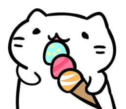 Mitchiri-Neko White 2 sticker #4515090