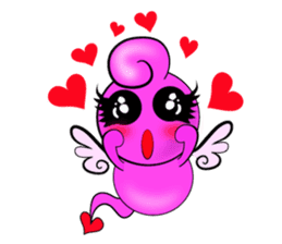 Cupid Pink sticker #4515158