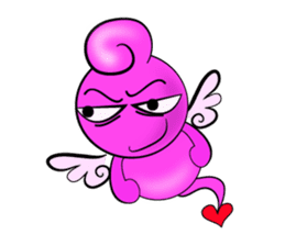 Cupid Pink sticker #4515162