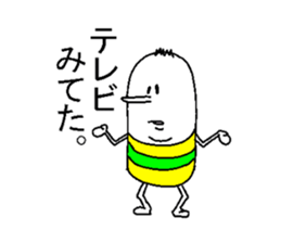 His name is Long Nose Boy. sticker #4515343