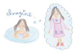 Joyful Mermaid and her Friend sticker #4515533