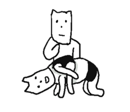 White being. sticker #4515596