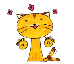 Bustling Cat sticker #4516538