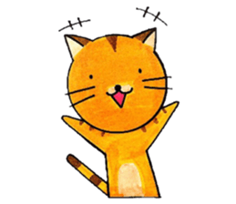 Bustling Cat sticker #4516541