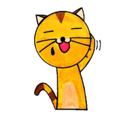 Bustling Cat sticker #4516548