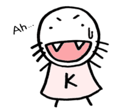 Kana (English version) sticker #4516686