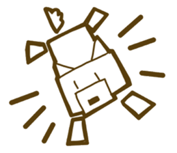 Cat dog if round would be square. sticker #4516959