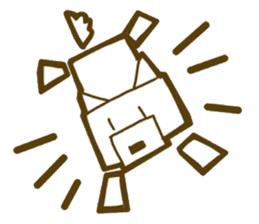 Cat dog if round would be square. sticker #4516959