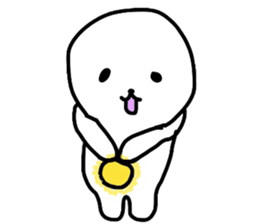 White circle of sticker sticker #4517217