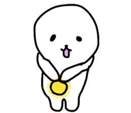 White circle of sticker sticker #4517217