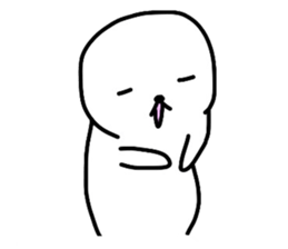 White circle of sticker sticker #4517228