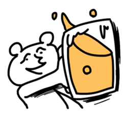 shiroi yatsu desuyo! sticker #4517846