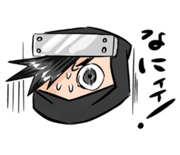 Toshio, the ninja instructor. sticker #4517858