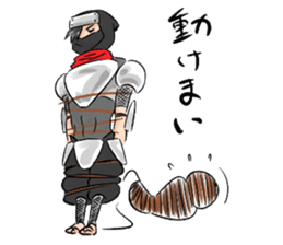 Toshio, the ninja instructor. sticker #4517874