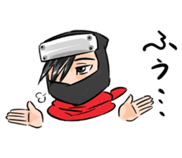 Toshio, the ninja instructor. sticker #4517883