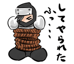 Toshio, the ninja instructor. sticker #4517884