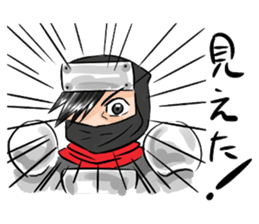 Toshio, the ninja instructor. sticker #4517886