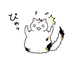 Fatty cat Bhutan sticker #4518079