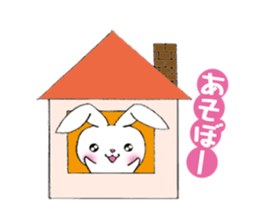 rabbit 3 which arrange to meet somebody sticker #4518216