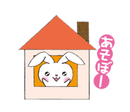 rabbit 3 which arrange to meet somebody sticker #4518216