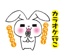 rabbit 3 which arrange to meet somebody sticker #4518221