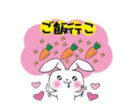 rabbit 3 which arrange to meet somebody sticker #4518222