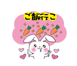 rabbit 3 which arrange to meet somebody sticker #4518222