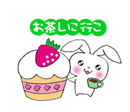 rabbit 3 which arrange to meet somebody sticker #4518223